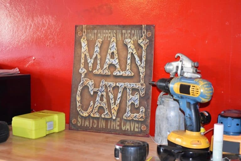 Man cave sign