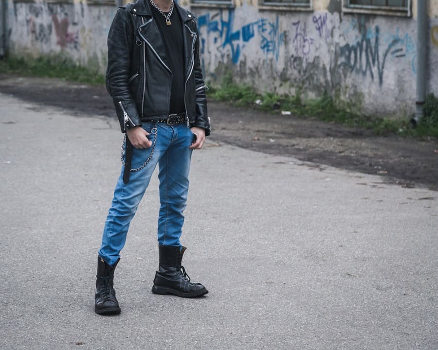 Man wearing Doc Martens