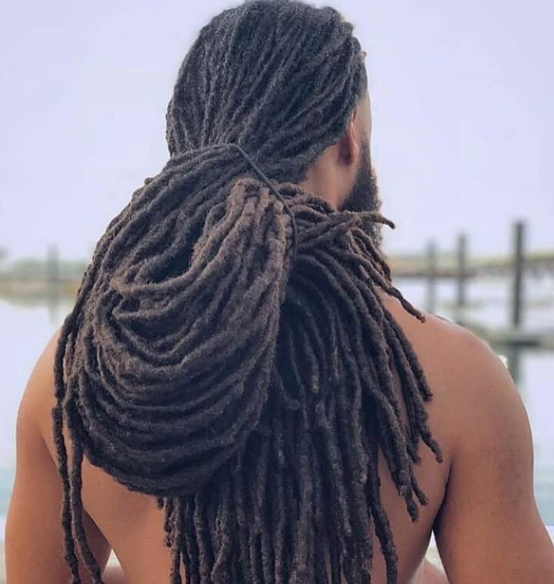 Man With Extremely Long Dreadlocks