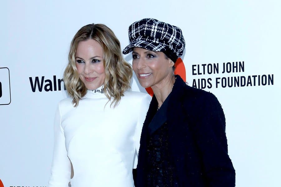 Maria Bello and Dominique Crenn
