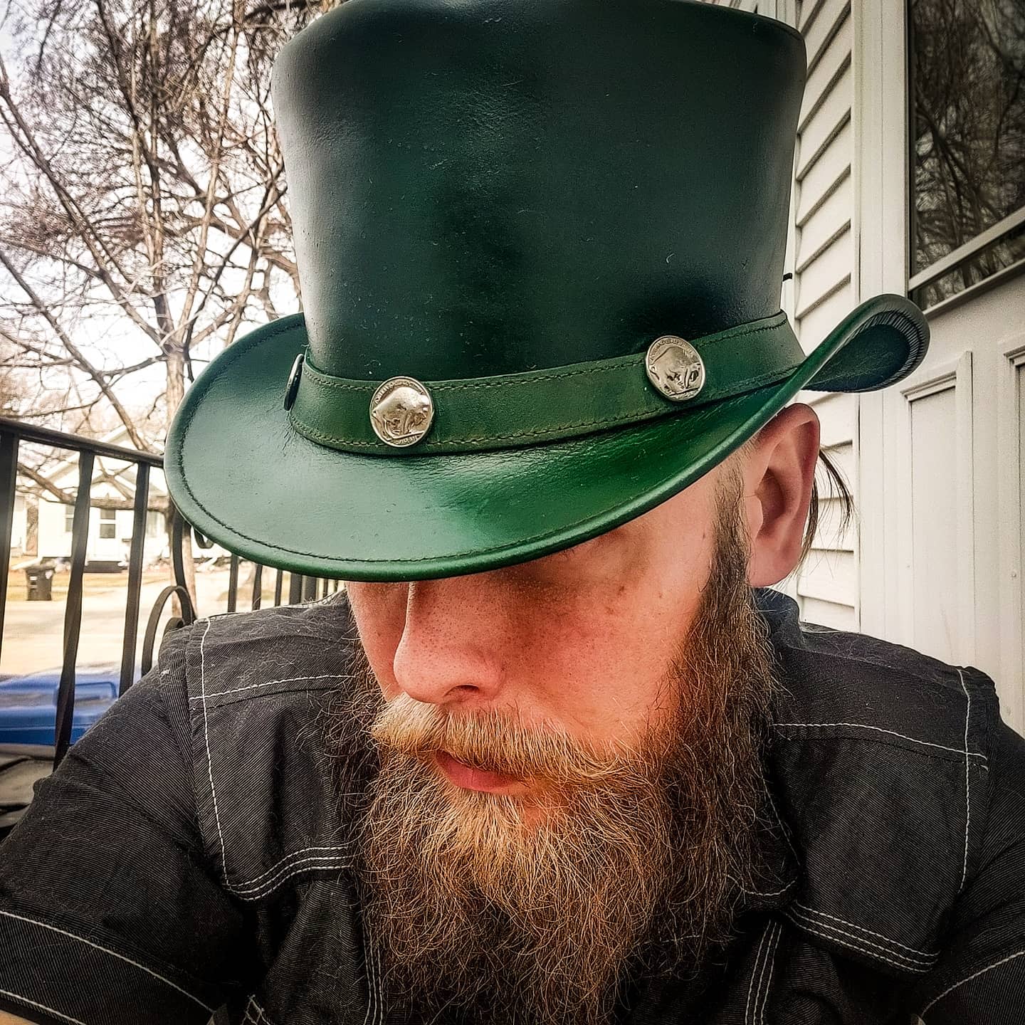 Leather Mens Hat Styles -kemosabe84