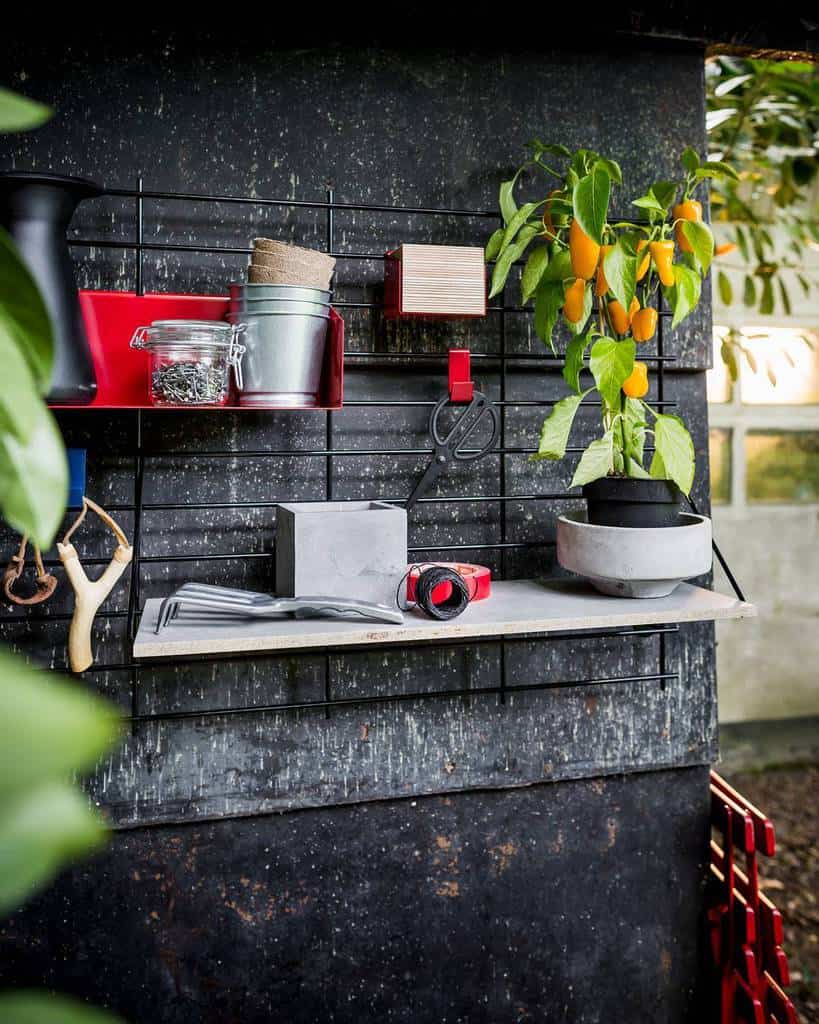 metal industrial shelving