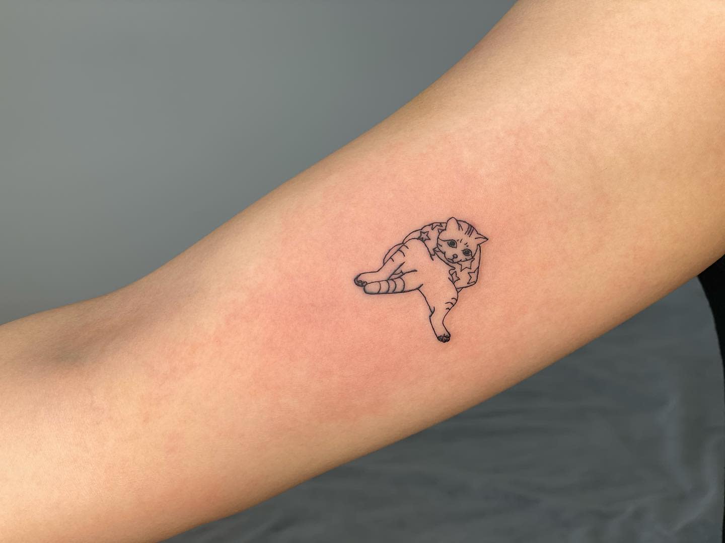 Cat Micro Tattoos -h_appytattoo