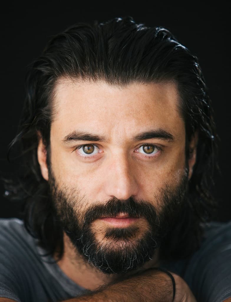 Middle Aged Man With Wet Hairstyle