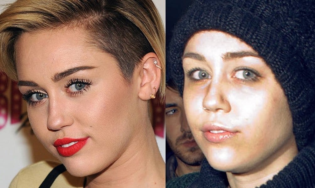 Miley Cyrus without makeup