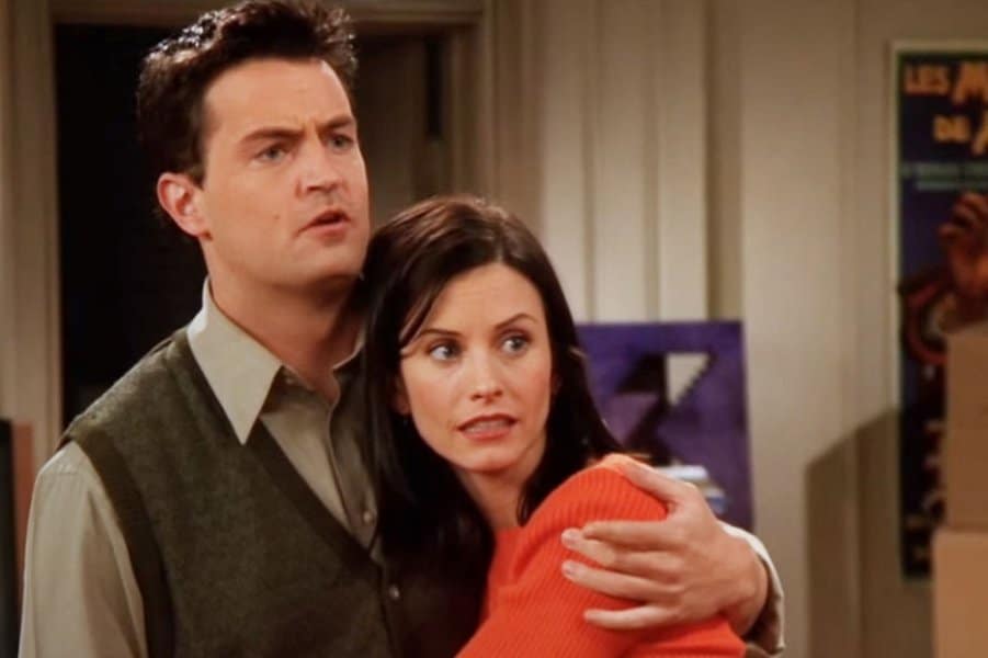Monica Geller and Chandler Bing
