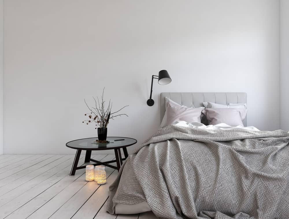 monochrome minimalist bedroom ideas