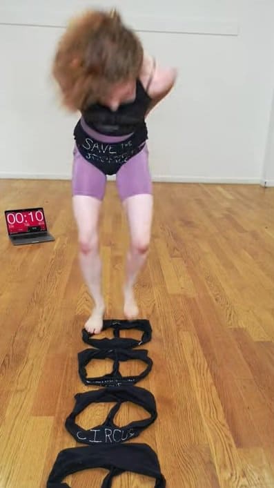 Most Underpants in 30 Seconds