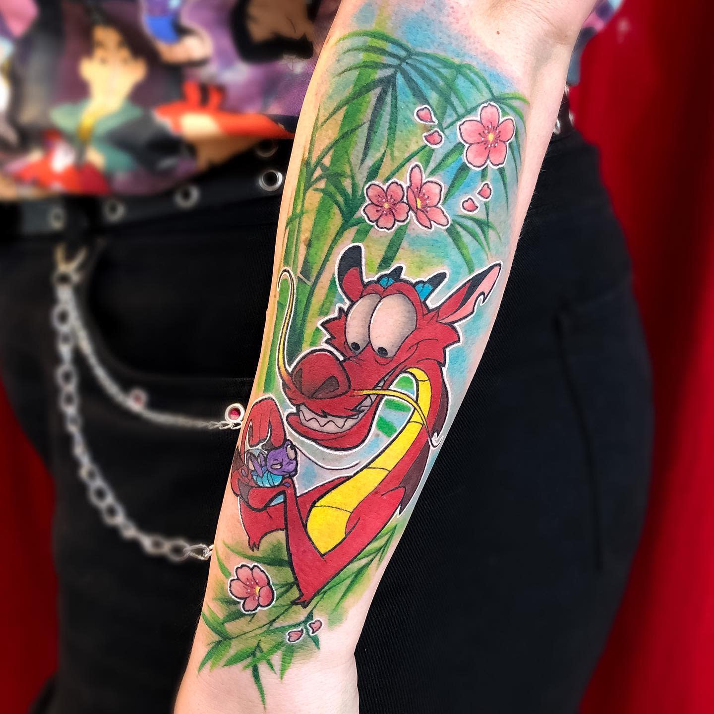 Mushu and Cricket tattoo