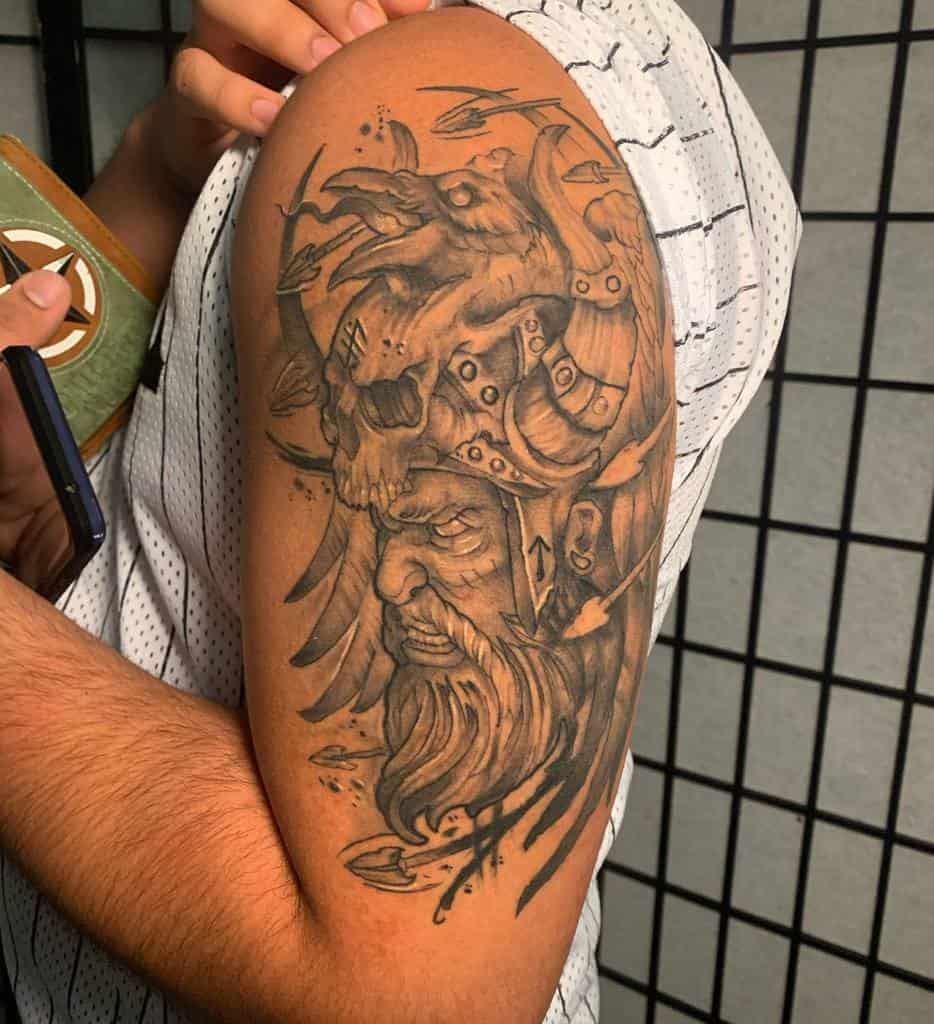 Nordic Viking Arm Tattoos wildchildllc