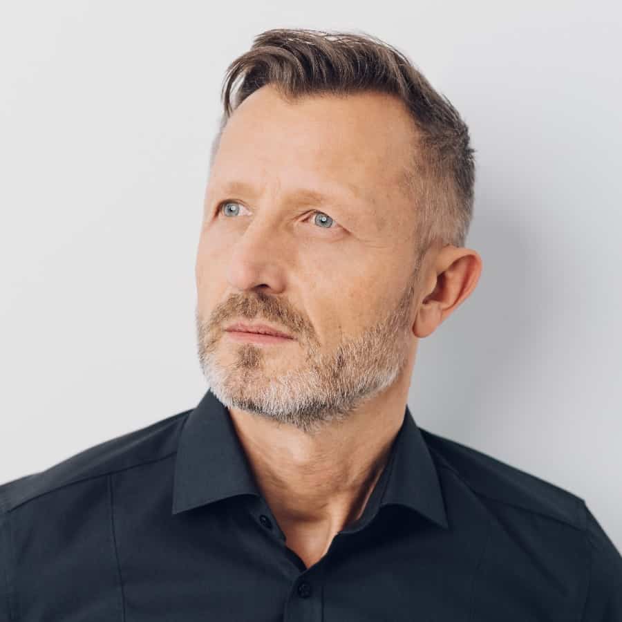 Older Man With Fade Haircut