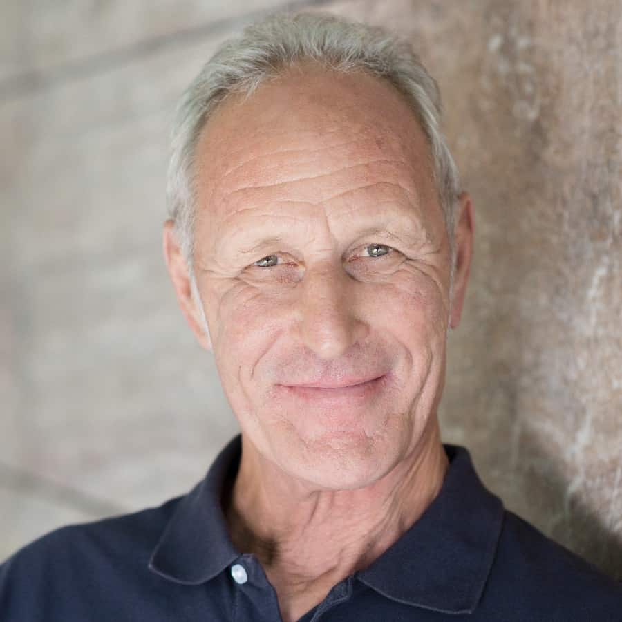 Older Man With Receding Hairline