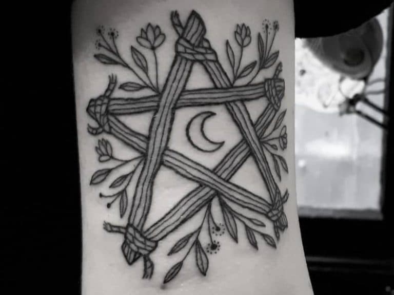 Pentacle Pagan Tattoo