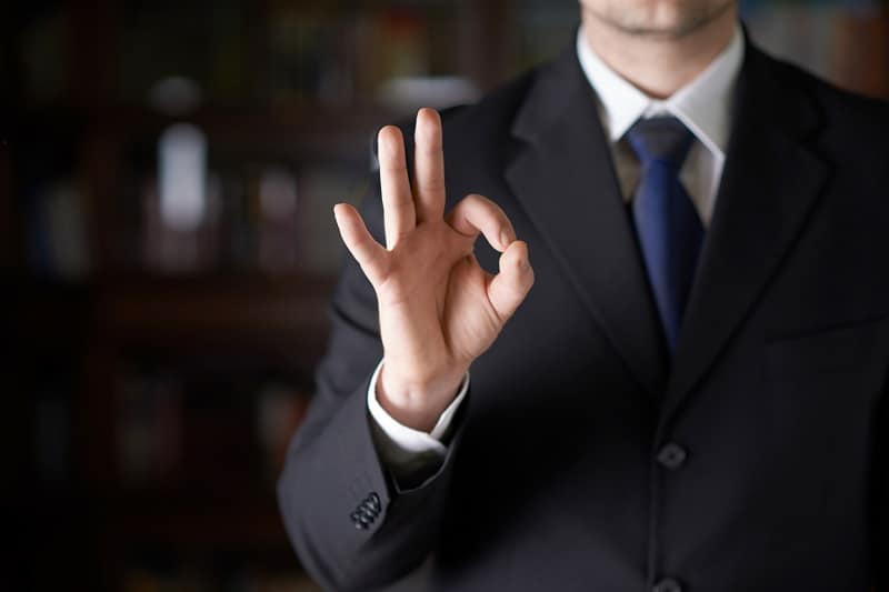 Perfection equals paralysis - Successful businessman