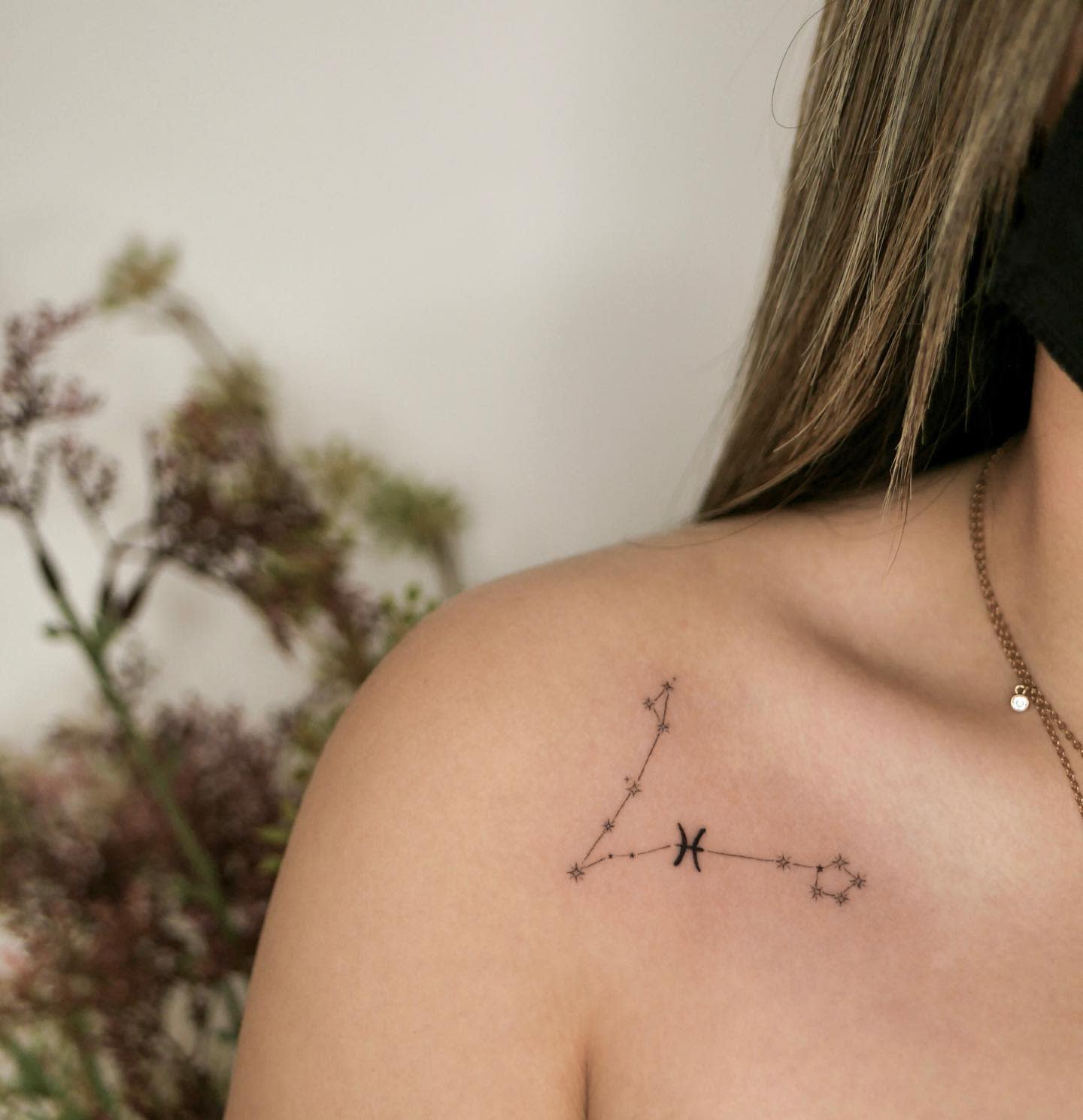 Pisces Constellation Tattoo Ideas -yamae.tattoo