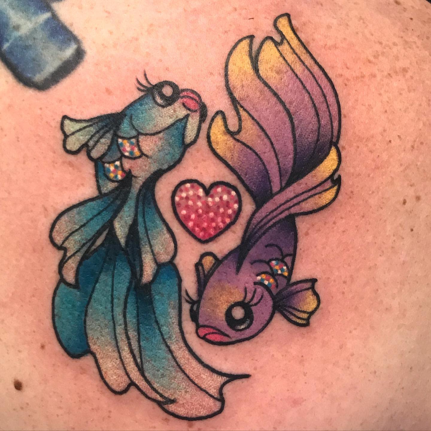 Pisces Fish Tattoo Ideas -sanae_kawaii