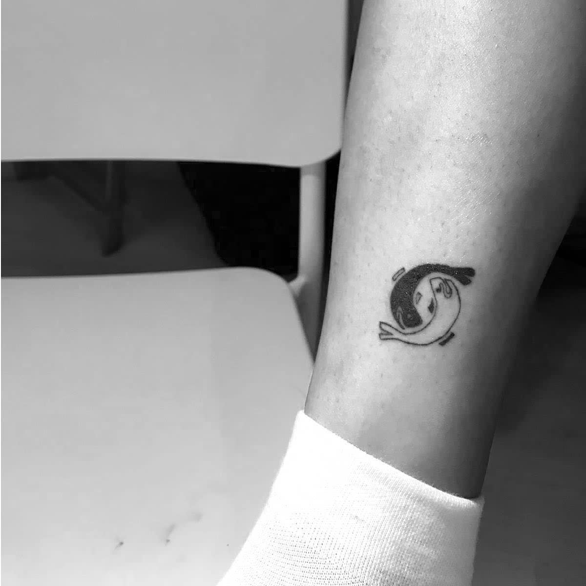 Pisces YinYang Tattoo Ideas -inkridlyble.ink