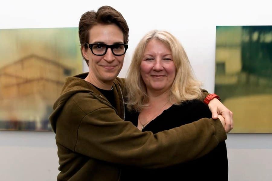 Rachel Maddow and Susan Mikula