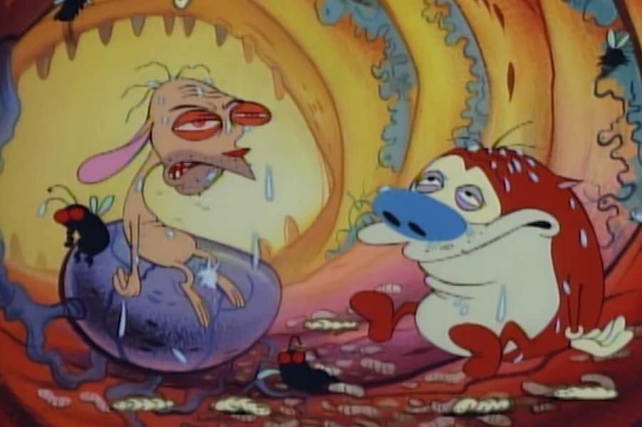 Ren Hoek and Stimpson