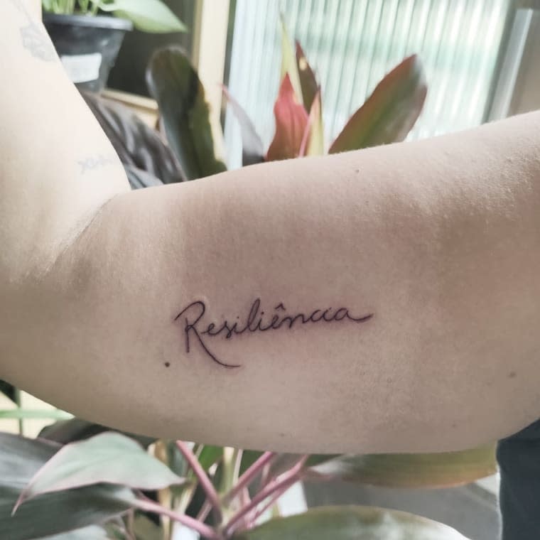 Arm Resilience Tattoo