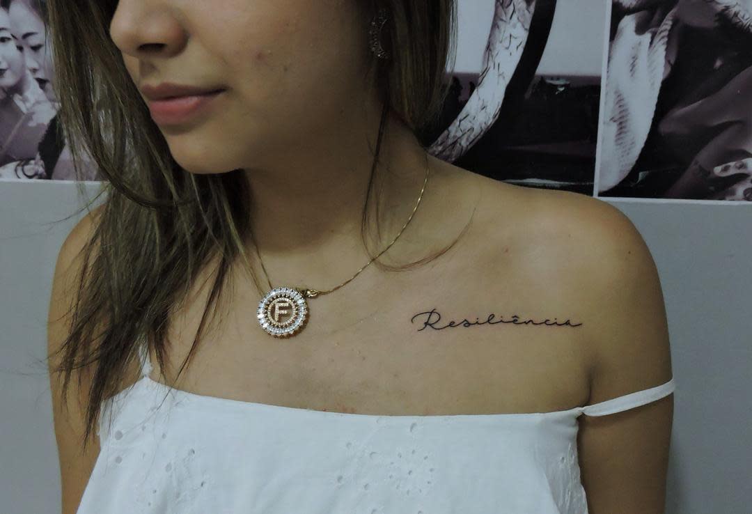 Chest Resilience Tattoo