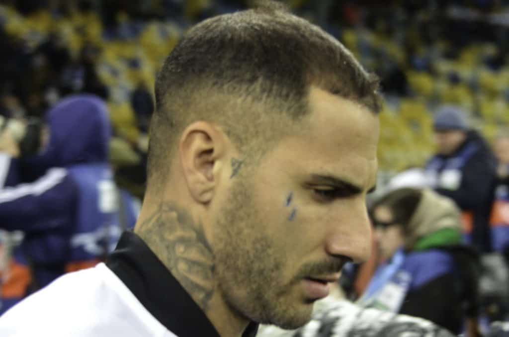 Ricardo Quaresma Teardrop Tattoos Right Side