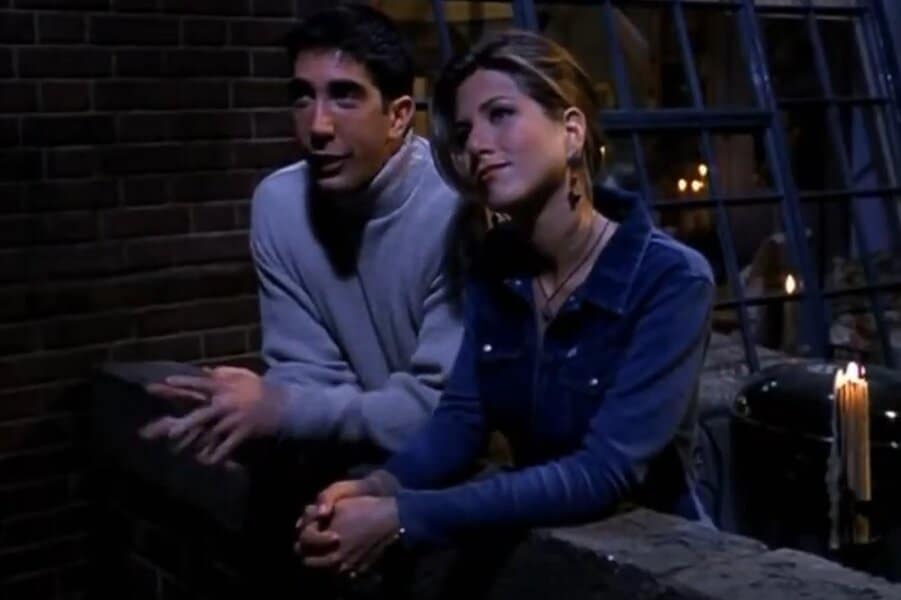 Ross Geller and Rachel Green