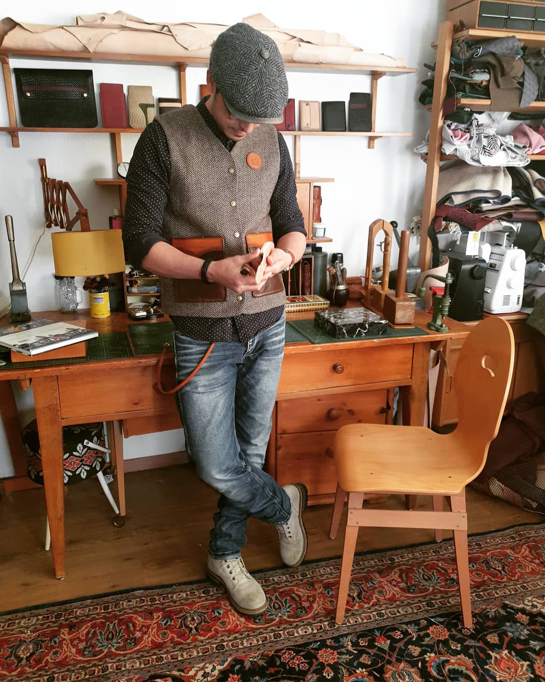 Vintage Rugged Style Ideas for Men -leder_welt