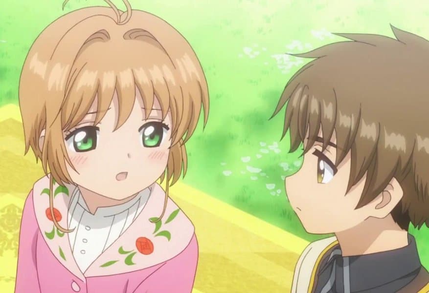 Sakura Kinomoto and Syaoran Li