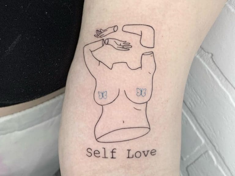 Self Love Girl Tattoo