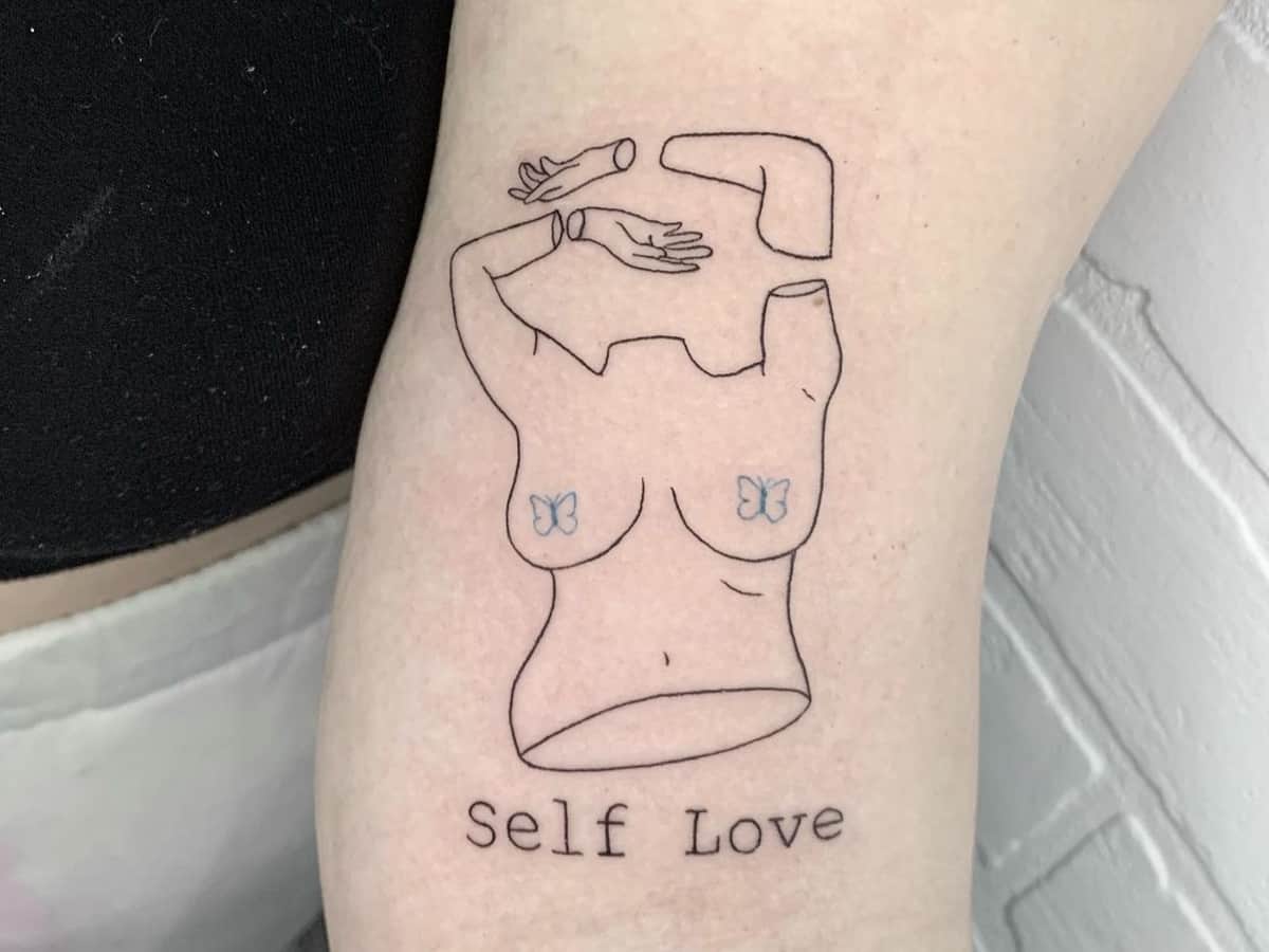 Self Love Girl Tattoo