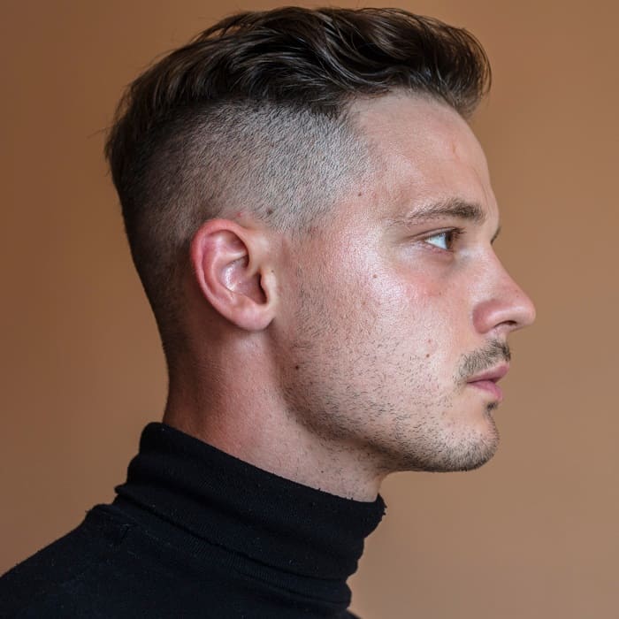 Man With Skin Fade Hairstyle