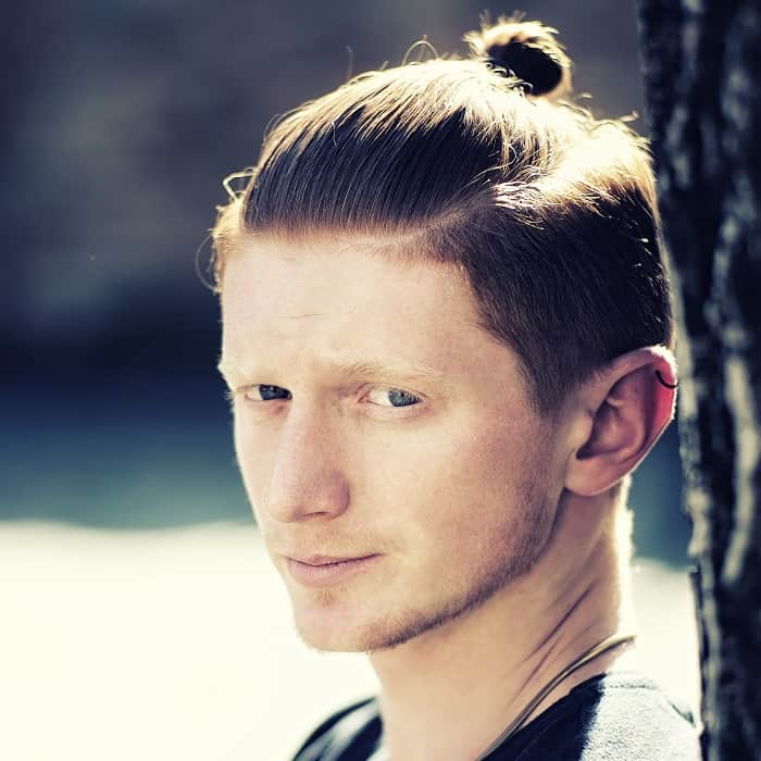 Short Ponytail For Men