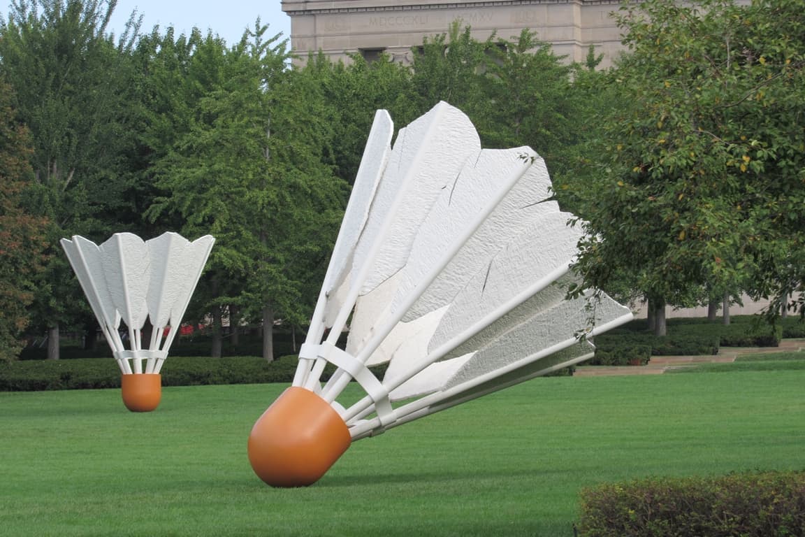 Shuttlecocks by Claes Oldenburg and Coosje Van Bruggen