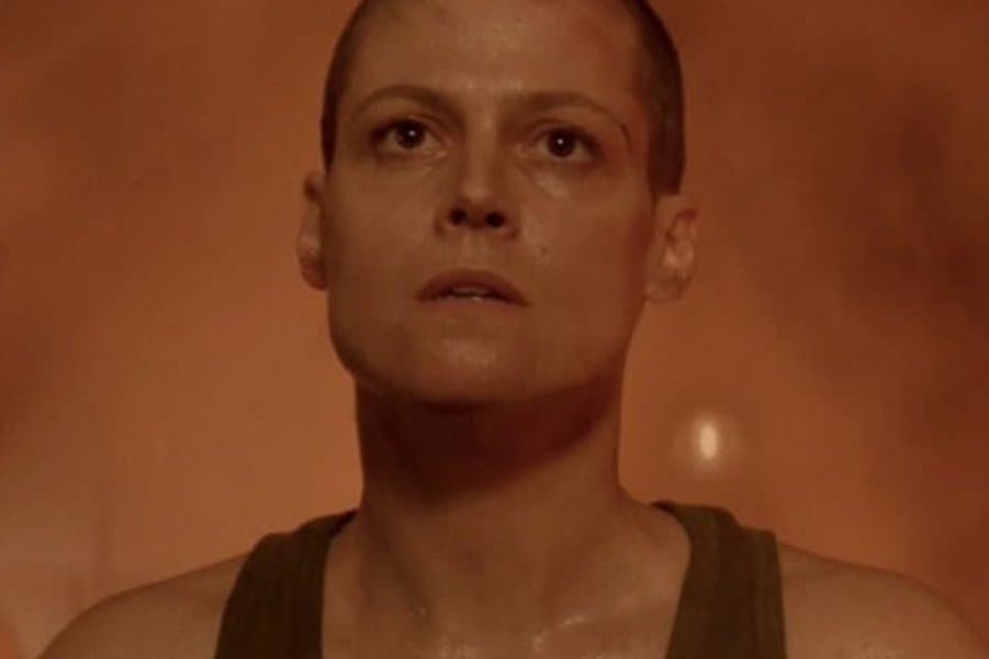 Sigourney Weaver Buzz Cut