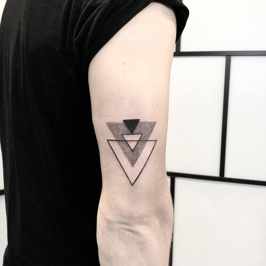 Simple Geometric Tattoo for Men summers_end_tattoo