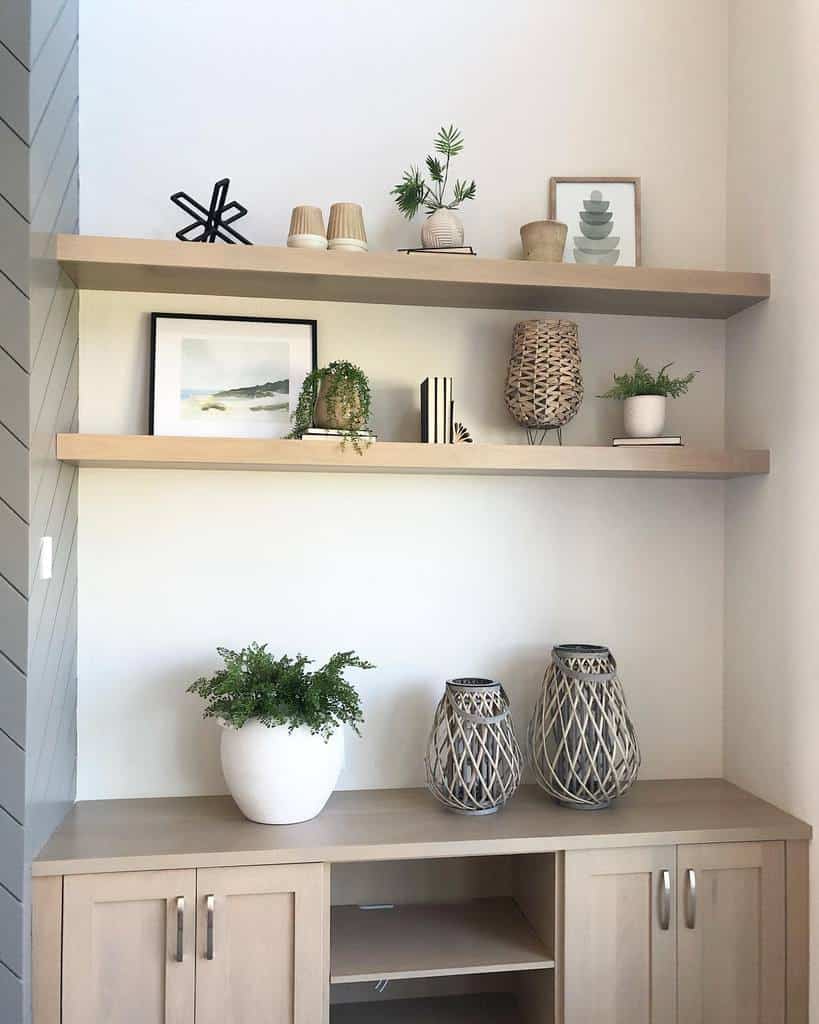 wall mounted shelves