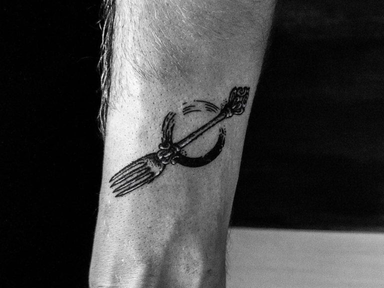Small Fork Tattoo