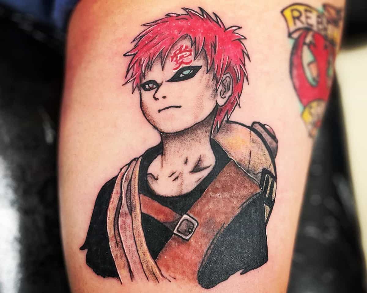 Small Gaara Tattoo