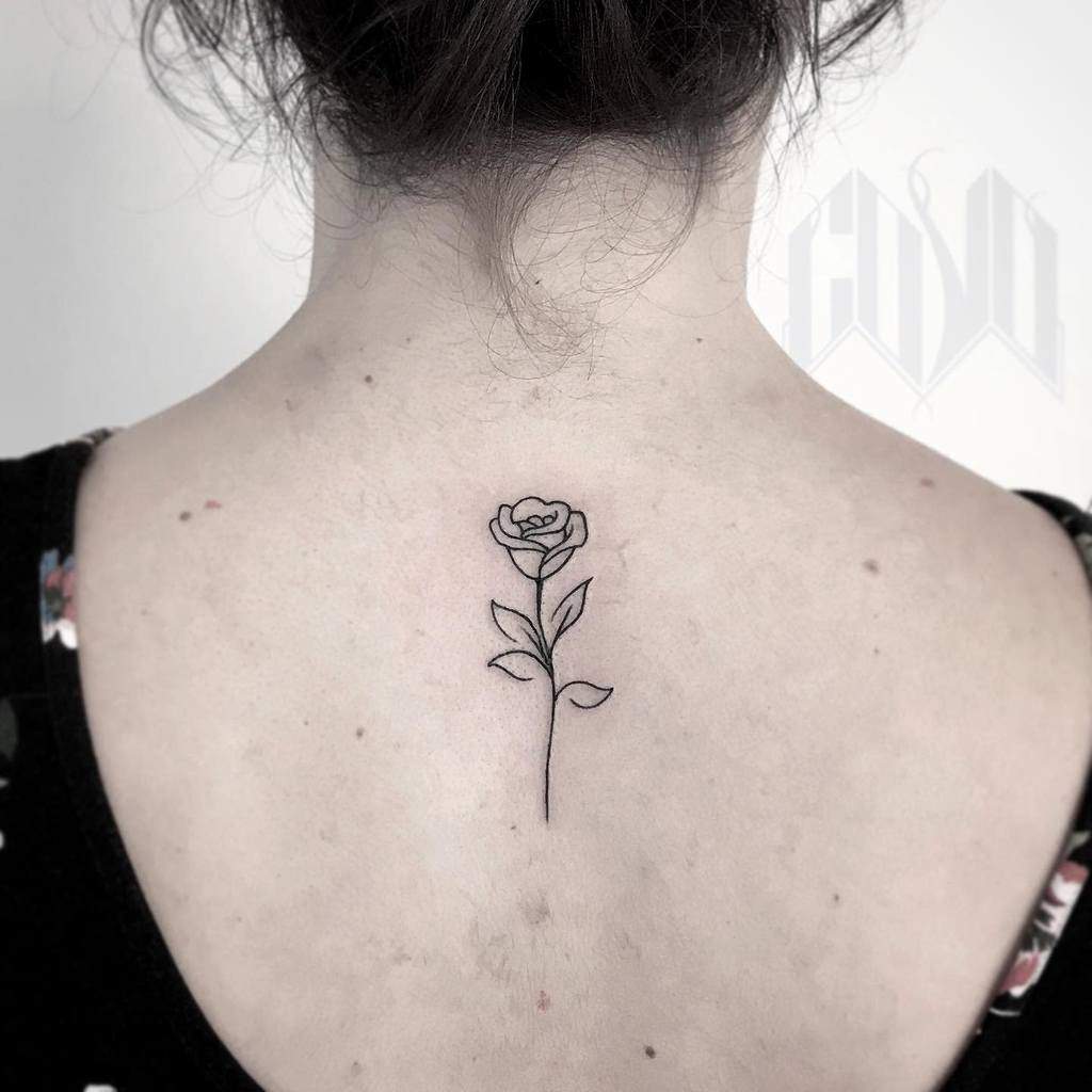 Small Rose Black Tattoos Covo Official