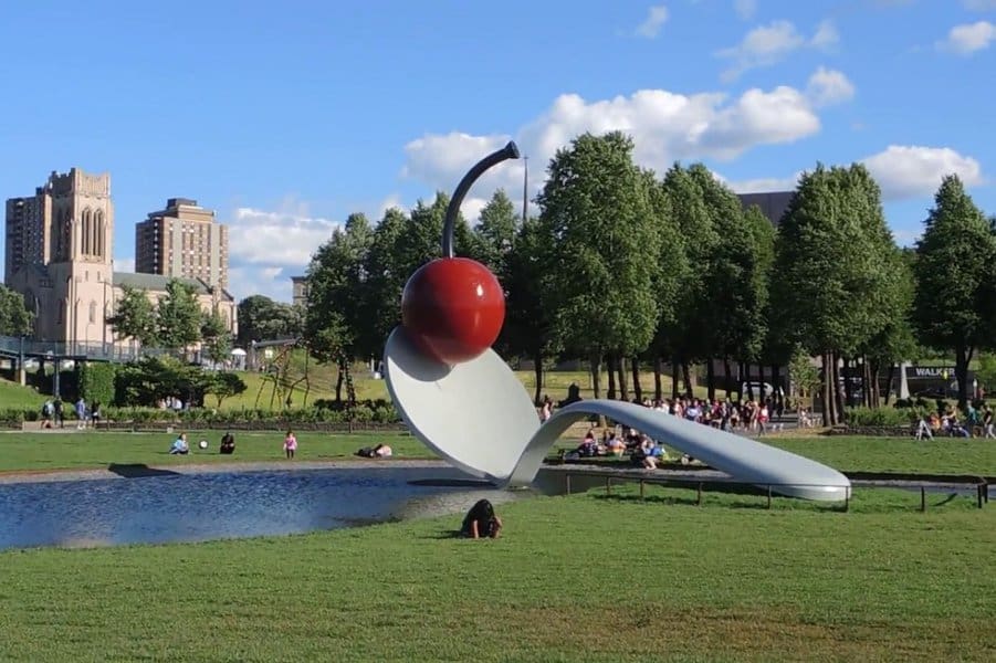 Spoonbridge and Cherry (Claes Oldenburg and Coosje van Bruggen)