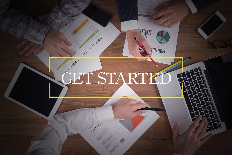 Start today - Successful businessman