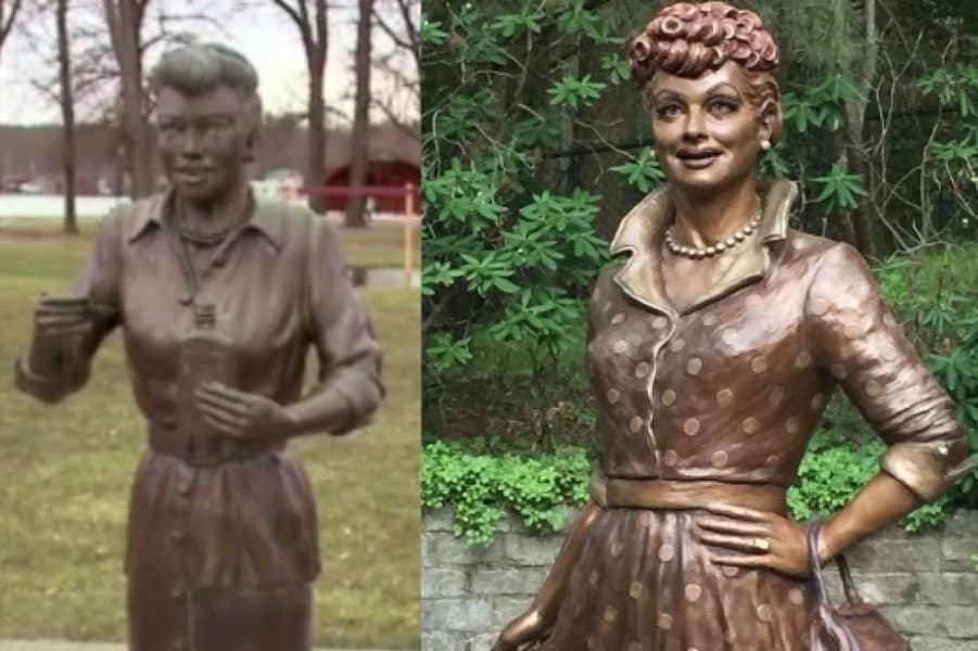 Statue of Lucille Ball