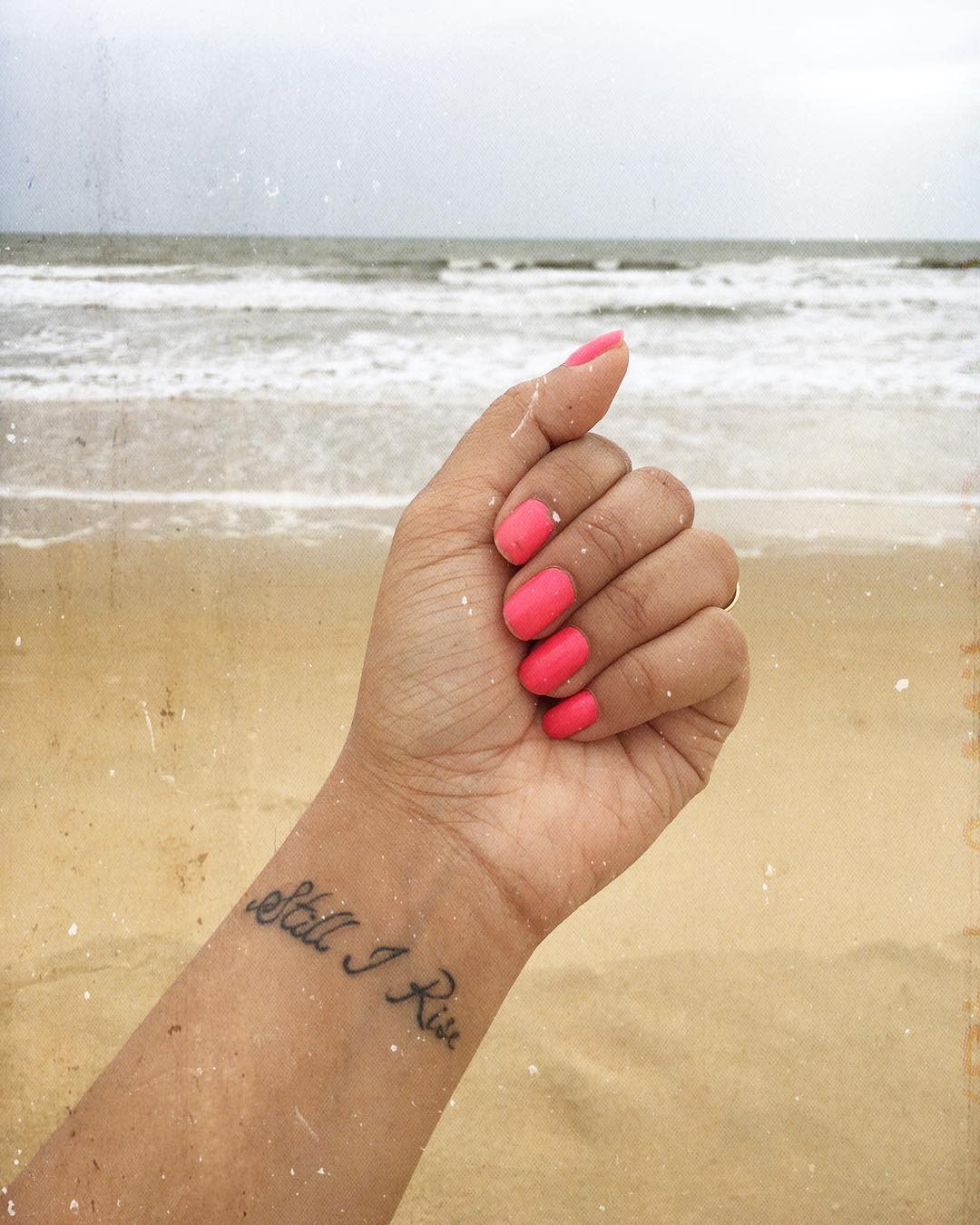 Wrist Still I Rise Tattoo