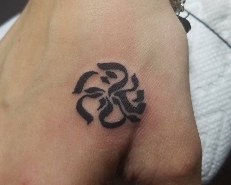 Symbolic Hebrew Tattoo