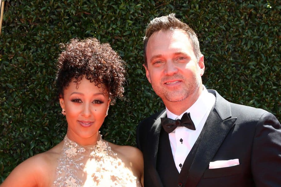 Tamera Mowry and Adam Housley