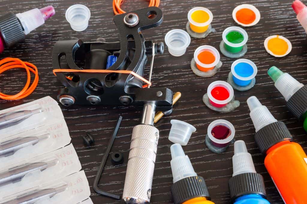 Tattoo Kit Accessories Separated Colors