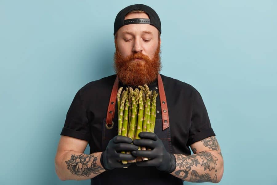 Tattoo-farmer-with-asparagus