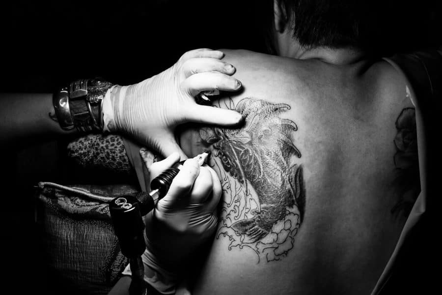 Tattooist Working