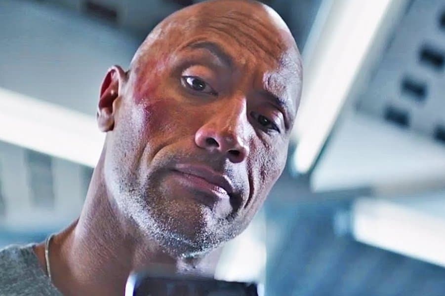 The Rock Raise an Eyebrow